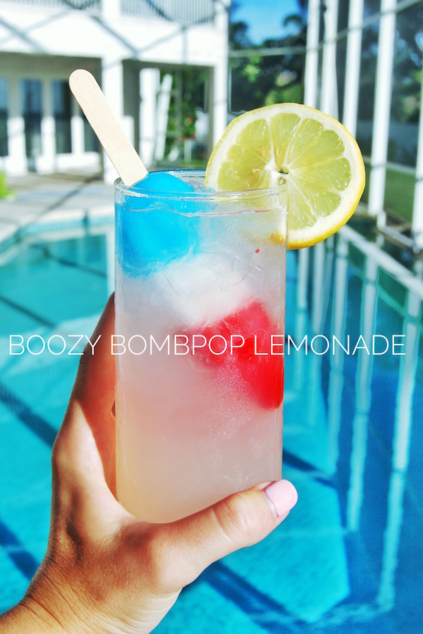 Boozy Bombpop Lemonade | ScrambledandSpiced.com