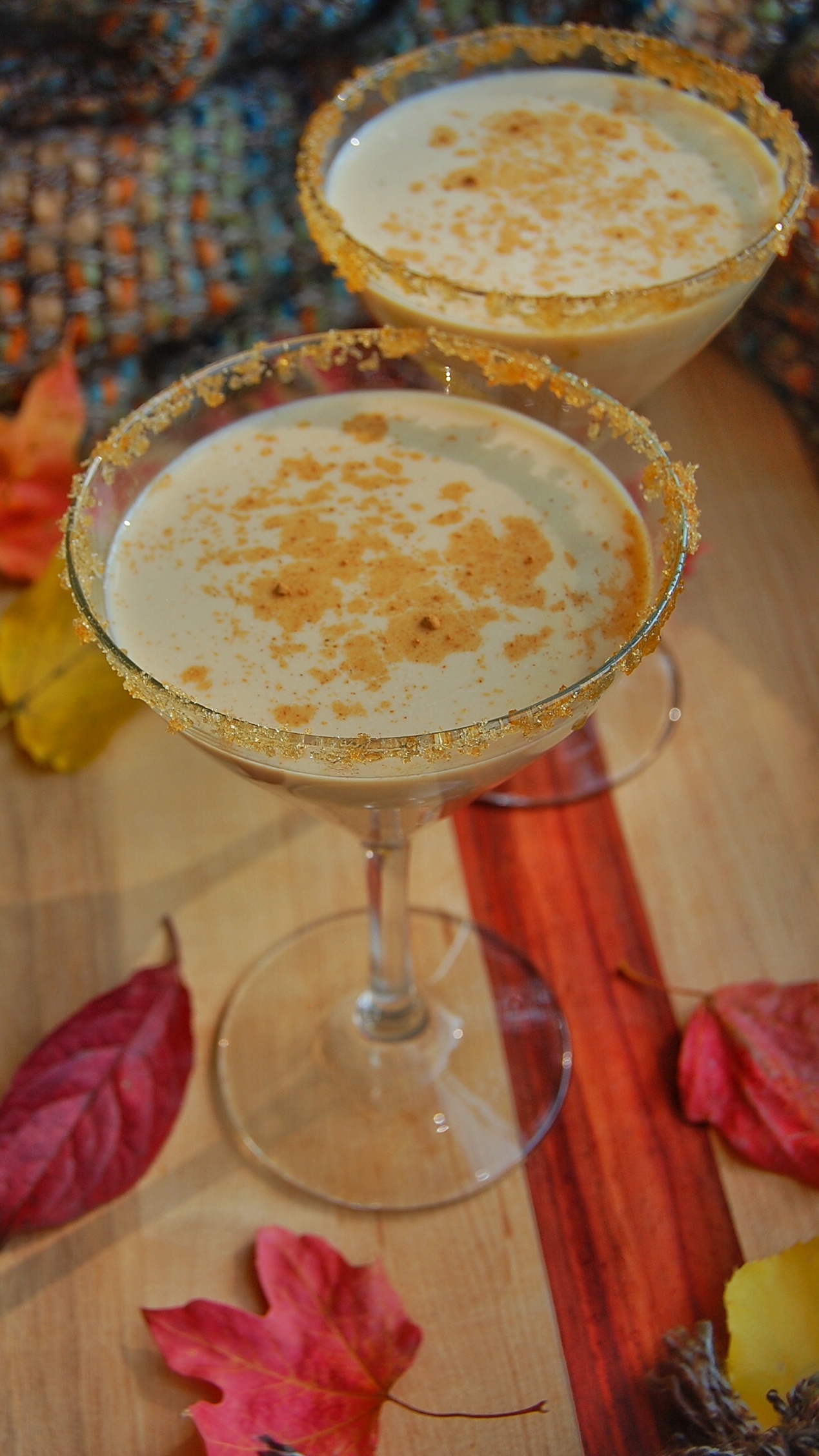 Pumpkin Spice Latte Martini | ScrambledandSpiced.com