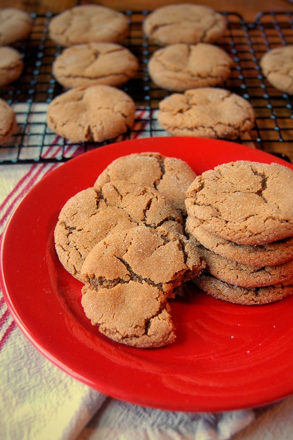 Chewy Ginger Cookies | ScrambledandSpiced.com